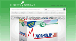 Desktop Screenshot of ilpuntonaturale.it