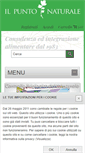 Mobile Screenshot of ilpuntonaturale.it